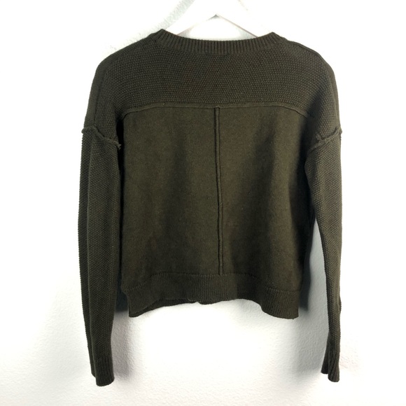Rails olive green army patch pullover sweater - Picture 7 of 7